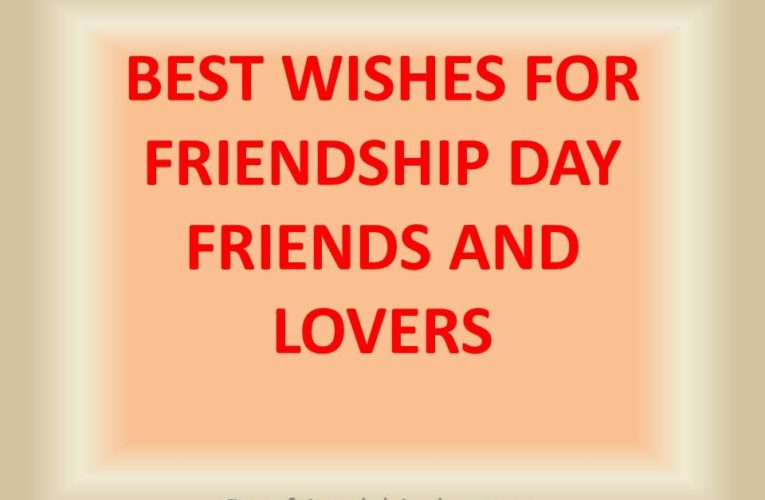 Happy Friendship Day Wishes Quotes for Best Friend