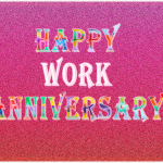 work anniversary wishes images